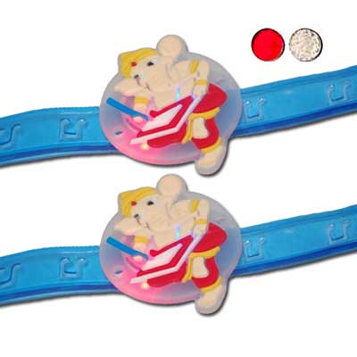 "KIDS Ganesh RAKHI WITH LIGHTING -KID-7510 A-CODE 012 (2 Rakhis) - Click here to View more details about this Product